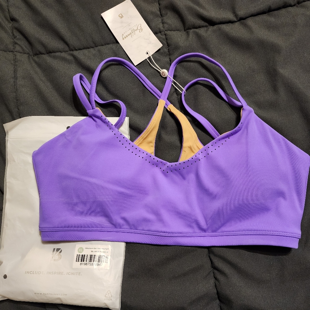 BUFFBUNNY Airbrush Laser Sports Bra. NWT
